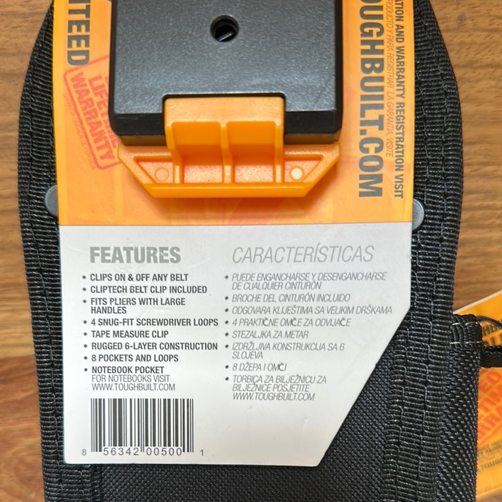 Toughbuilt Technician Large 6 Pocket Pouch - Picture 3 of 4